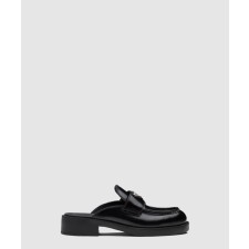 [PRADA-프라다]브러시드 가줄 뮬 1D652M