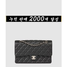 [CHANEL-샤넬]클래식 캐비어 미듐 A01112