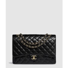 [CHANEL-샤넬]클래식 캐비어 맥시 A58601