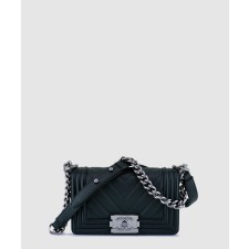 [CHANEL-샤넬]쉐브론 보이백 캐비어 스몰 A67085