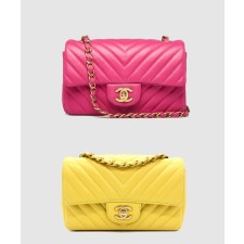 [CHANEL-샤넬]쉐브론 클래식 램스킨 뉴미니 인기색상 A69900