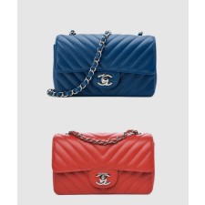 [CHANEL-샤넬]쉐브론 클래식 캐비어 뉴미니 인기색상 A69900