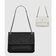 [SAINT LAURENT-생로랑]크링클 니키백 미듐 498894