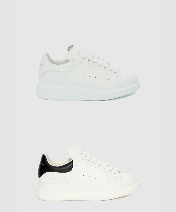 [MCQUEEN-알렉산더맥퀸]오버솔 스니커즈 레더 553680