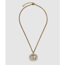 [GUCCI-구찌]크리스탈 GG 목걸이 645675