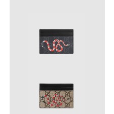[GUCCI-구찌]스네이크 프린트 카드지갑 451277