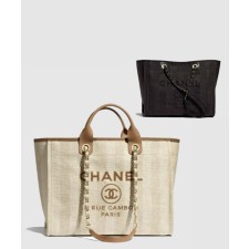 [CHANEL-샤넬]스트라이프 도빌백 A66941