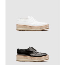 [PRADA-프라다]미크로솔 브러시드 로퍼 1E722E