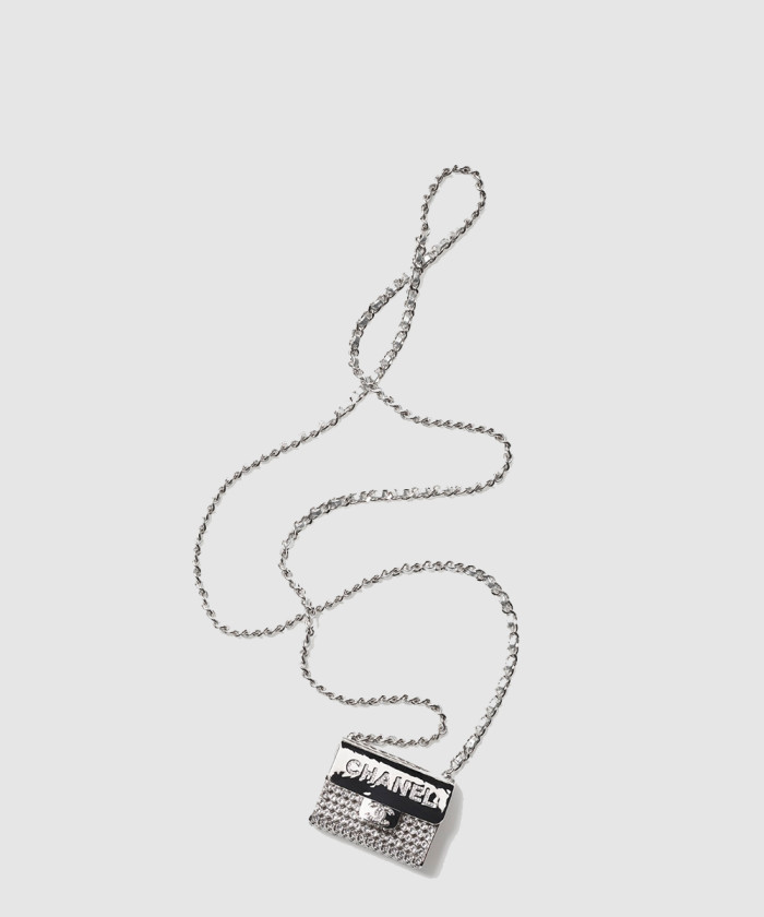 [CHANEL-샤넬]롱 네크리스 미니백 AB7861