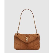 [SAINT LAURENT-생로랑]루루 푸퍼백 스웨이드 스몰 577476