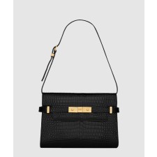 [SAINT LAURENT-생로랑]맨하탄 숄더백 크로커 스몰 675626