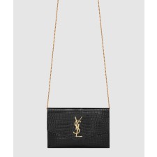[SAINT LAURENT-생로랑]업타운 WOC 크로커 607788