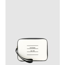 [THOM BROWNE-톰브라운]페이퍼 라벨 파우치 MAC067