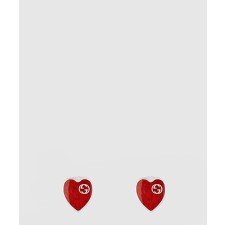 [GUCCI-구찌]하트 인터로킹 G 귀걸이 645547