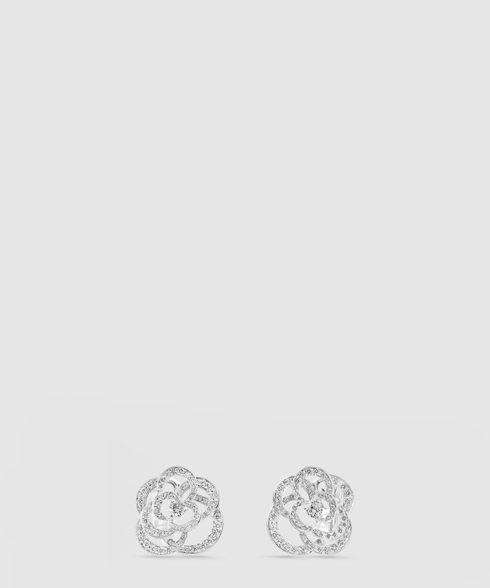 [CHANEL-샤넬]카멜리아 귀걸이 J2672