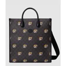 [GUCCI-구찌]타이거 프린트 GG 미듐 토트백 674155