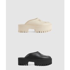 [GUCCI-구찌]플랫폼 천공 G 샌들 663577