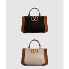 [VALENTINO-발렌티노]브이로고 캔버스 토트백