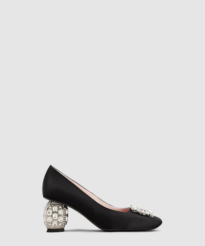 [ROGER VIVIER-로저비비에]주얼 힐 스트라스 펌프스 6853