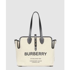 [BURBERRY-버버리]소프트 캔버스 벨트 토트백 80103411