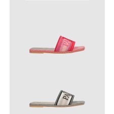 [ROGER VIVIER-로저비비에]러브 파리스 캔버스 슬라이드 1735