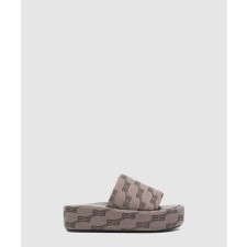[BALENCIAGA-발렌시아가]라이즈 모노그램 슬라이드 샌들 656988