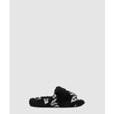 [BALENCIAGA-발렌시아가]페이크 퍼 로고 슬립온 654261