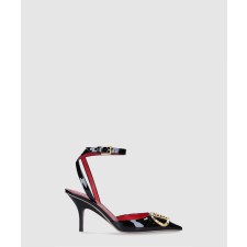 [VALENTINO-발렌티노]락스터드 페이던트 펌프스