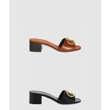 [VALENTINO-발렌티노]브이로고 시그니처 오픈 토 슬라이드 샌들