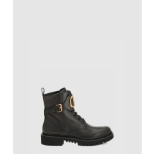 [VALENTINO-발렌티노]브이로고 콤뱃 부츠