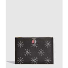 [THOM BROWNE-톰브라운]페블 스노우플레이크 클러치 MAC127