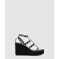 [VALENTINO-발렌티노]락스터드 웨지 샌들