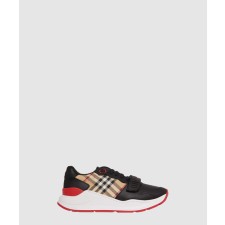 [BURBERRY-버버리]빈티지 체크 프린트 로우탑 스니커즈 8038184