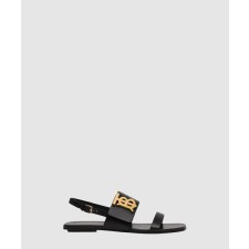 [BURBERRY-버버리]모노그램 모티프 플랫 샌들 8054528