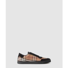 [BURBERRY-버버리]로빈 체크 로우탑 스니커즈 8061756