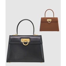 [FERRAGAMO-페레가모]아이코닉 탑핸들백 라지 212181