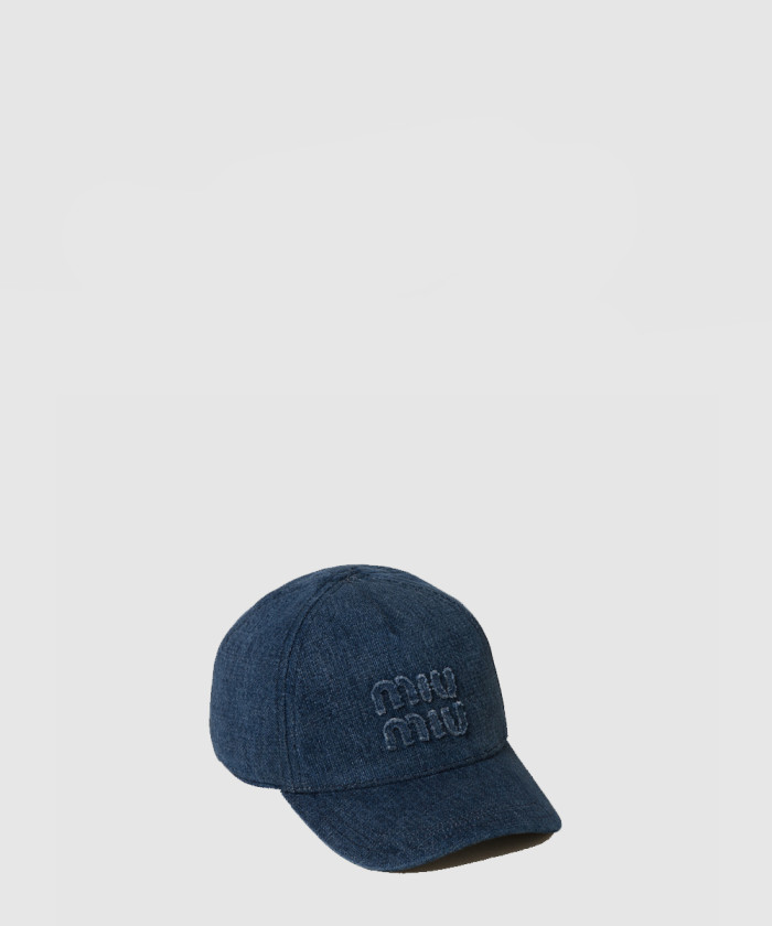 [MIUMIU-미우미우]데님 베이스볼 캡 5HC179