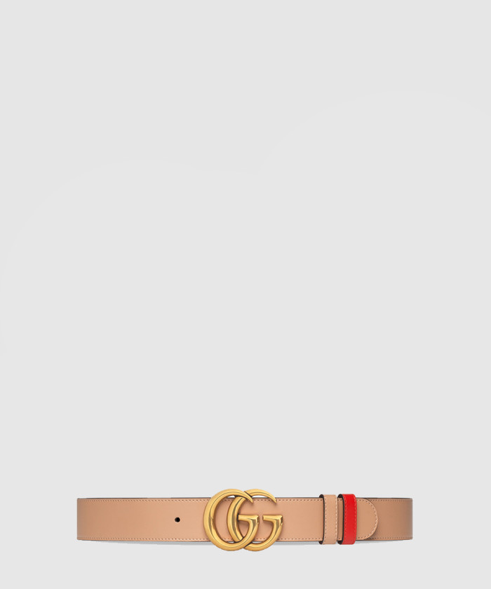 [GUCCI-구찌]‎GG 마몽 리버서블 와이드 벨트 659416