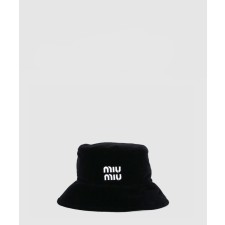 [MIUMIU-미우미우]로고 버킷햇 5HC196