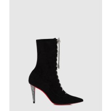 [LOUBOUTIN-루부탱]Astrid Lace Strass Booty 1240308