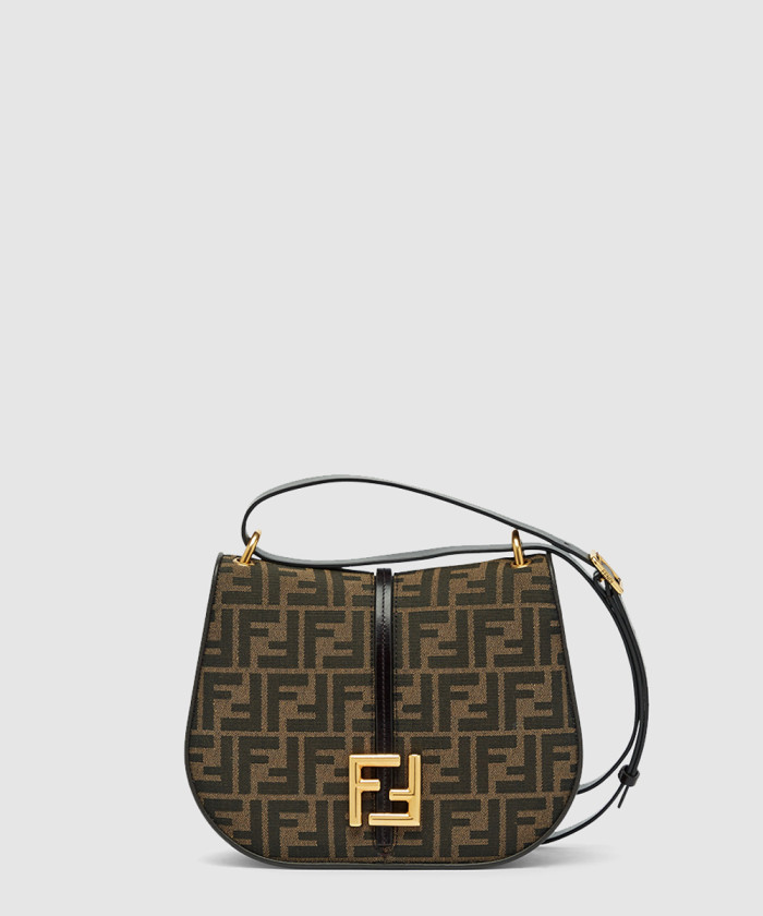 [FENDI-펜디]커몬 미듐 FF 자카드 패브릭백 8BT366