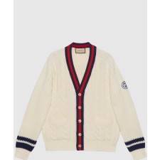 [GUCCI-구찌]케이블 울 니트 가디건 763373