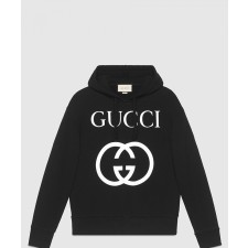 [GUCCI-구찌]인터로킹 G 디테일의 후드 스웨트셔츠 475374