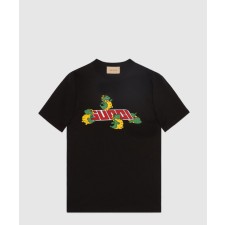 [GUCCI-구찌]프린트 니트 면 티셔츠 77a758
