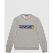 [GUCCI-구찌]자수 코튼 저지 스웨트셔츠 770916
