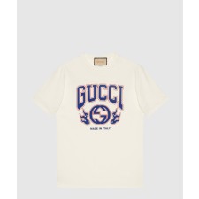 [GUCCI-구찌]니트 면 프린트 티셔츠 77a758