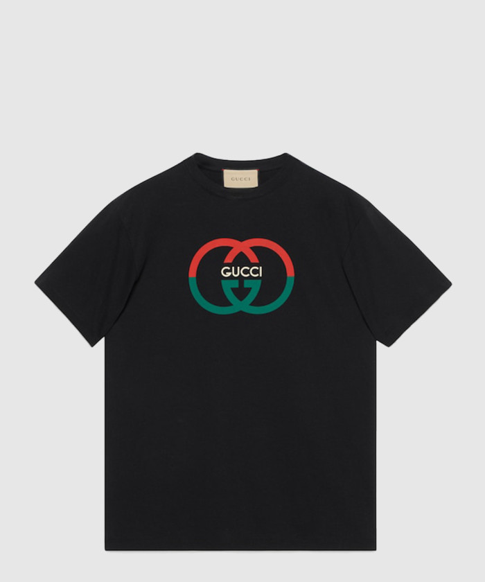 [GUCCI-구찌]코튼 저지 프린트 티셔츠 77a758