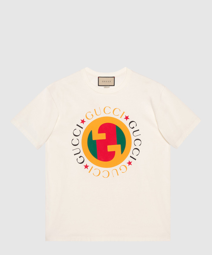 [GUCCI-구찌]니트 면 프린트 티셔츠 7a7422