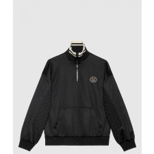 [GUCCI-구찌]테크니컬 저지 하프 지퍼 재킷 768614