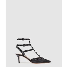 [VALENTINO-발렌티노]매칭 스트랩 & 스터드 디테일 페이턴트 락스터드 펌프스